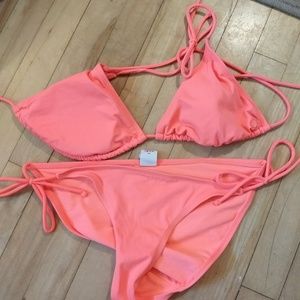 Peach OP String Bikini